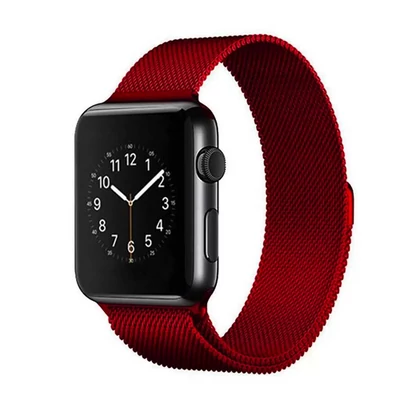 Apple Watch milánói szíj. 38mm / 40mm / 41mm. Piros