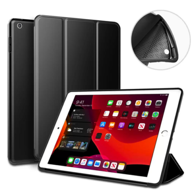 Smart book tok szilikon hátlappal fekete, Apple iPad 10,2"