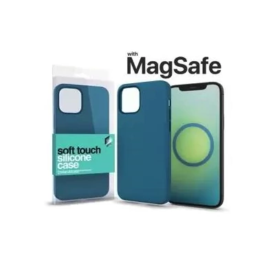 XPRO™ MagSafe rögzítésű Soft Touch Szilikon tok Apple iPhone 15 Pro készülékhez - viharkék