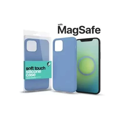 XPRO™ MagSafe rögzítésű Soft Touch Szilikon tok Apple Iphone 15 Pro Max világoskék