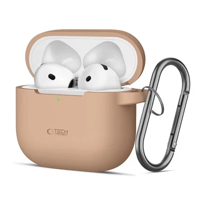 Airpods 4 szilikon tok caffe latte