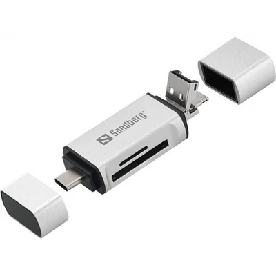 Sandberg Card Reader USB-C+USB+MicroUSB