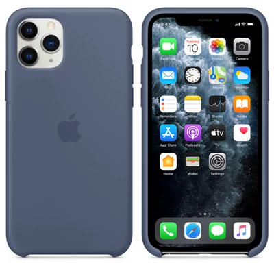 iPhone 11 Pro Silicone Case - Alaskan Blue