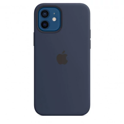 iPhone 12/12 Pro Silicone Case - Deep Navy