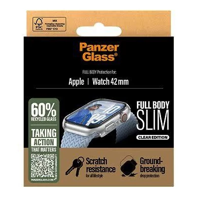 PanzerGlass Screen Protector Snappie Full body Slim transparent Apple Watch Series 10 42mm