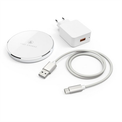 Hama Vezetéknélküli töltő Kit 10W Prime Line Fehér