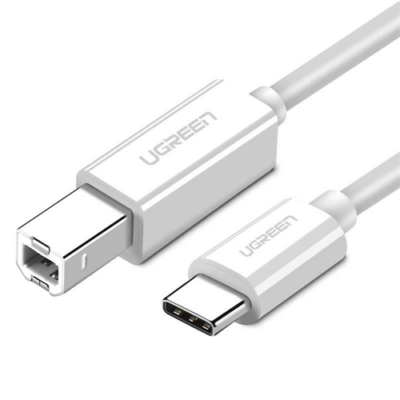 Ugreen USB 2.0 kábel nyomtatóhoz 1m fehér