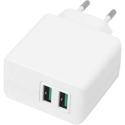 eStuff Home Charger 2 USB 4,8A, 24W