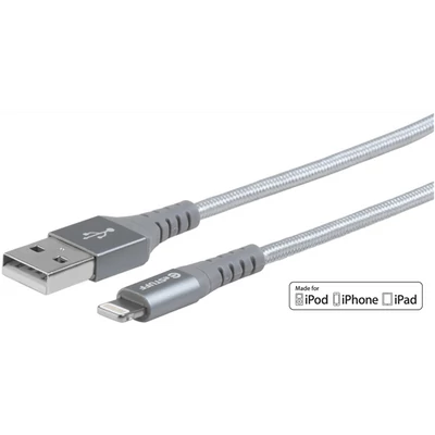 Lightning Cable MFI 2m Gray