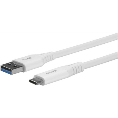 eStuff USB-C - A Cable 1m white