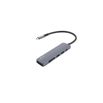 eStuff USB-C HDMI Hub Grey