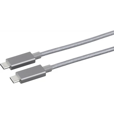 Szürke USB-C - USB-C kábel