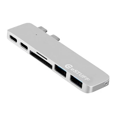 USB-C Slot-in Hub Pro Silver