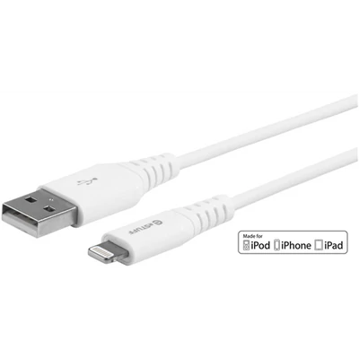 eStuff Lightning cable MFI 0,15m white