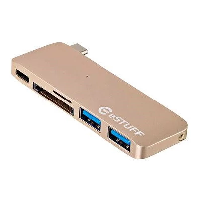 ES84121-ROSE USB-C Slot-in Hub Rose