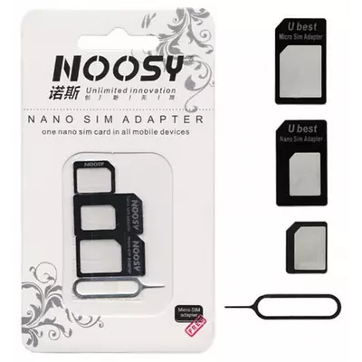 Noosy NANO/MICROS SIM 3IN1 ADAPTER