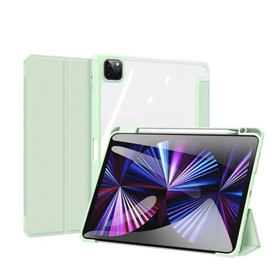 iPad Air 4 és 5 ütésálló zöld tok ceruzatartóval