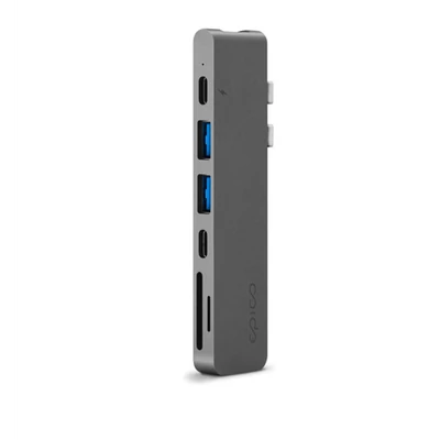 EPICO USB TYPE-C HUB PRO - SPACE GRAY/BLACK