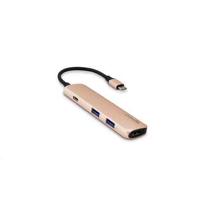 Epico USB Type-C HUB 4K HDMI gold/black