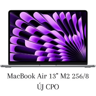 CPO MacBook Air 13” M2 256/8 Asztro szürke