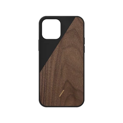 Native Union Clic Wooden, black - iPhone 12 mini