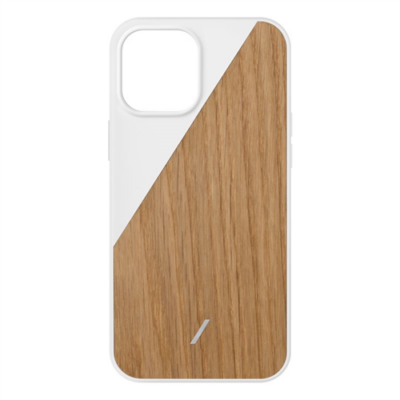 Native Union Clic Wooden, wht - iPhone 12 Pro Max