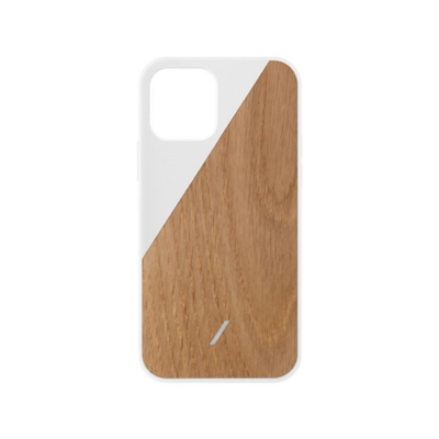 Native Union Clic Wooden, white - iPhone 12 mini
