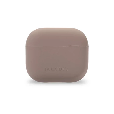 Decoded Silicone Aircase, dark taupe - Airpods 3