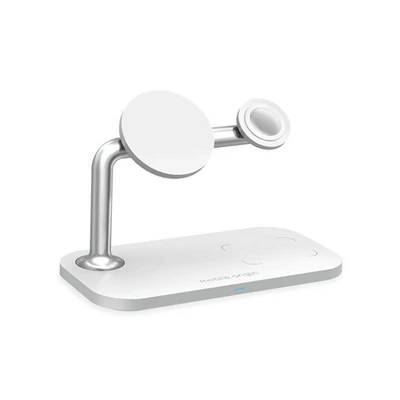 Mobile Origin 3 in 1 Wireless charger - White