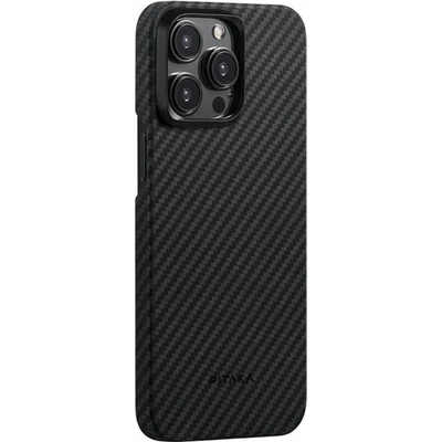 Pitaka MagEZ 4 1500D case, black/grey twill - iPhone 15 Pro