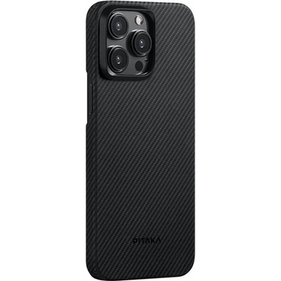 Pitaka MagEZ 4 600D case, black/grey twill - iPhone 15 Pro