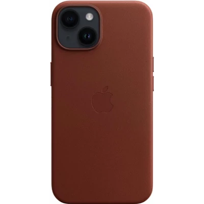 iPhone 13 és 14 bőrtok MagSafe-fel, Umber