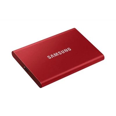 1TB Samsung T7 külső SSD meghajtó piros