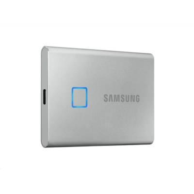 2TB Samsung T7 Touch külső SSD meghajtó ezüst