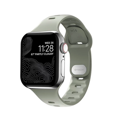 Nomad Sport Slim Strap S/M, sage - Apple Watch 7 (41mm)/6/SE/5/4 (40mm)/3/2/1 (38mm)