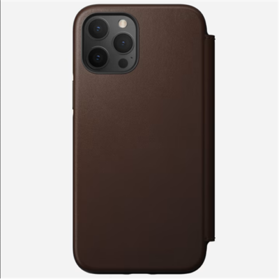 Nomad Rugged Folio, brown - iPhone 12 Pro Max