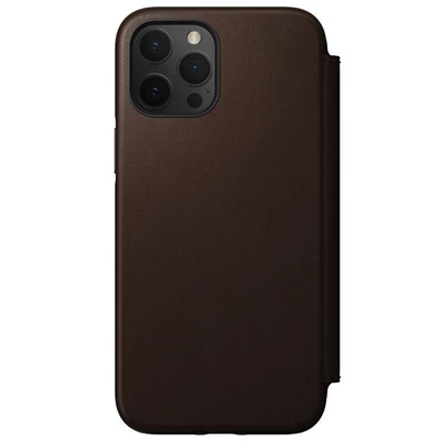 Nomad Rugged Folio, brown - iPhone 12 Pro Max