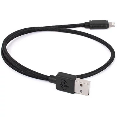 0.5 Meter (20") NewerTech Lightning to USB 2.0 Cable. Black. Premium Quality & Durability.