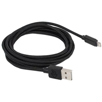 3.0 Meter (118") NewerTech Lightning to USB 2.0 Cable. Black. Premium Quality & Durability.