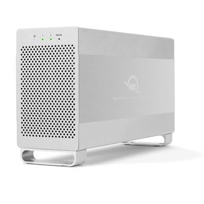32.0TB OWC Mercury Elite Pro Dual RAID 7200RPM Storage Solution with USB 3.1 Gen 1 + eSATA. 7200RPM Drives, 256MB Data Buffer.