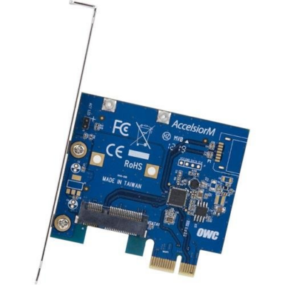 OWC Accelsior-M PCIe SATA 6G Controller. Plug & Play with any mSATA SSD Module!