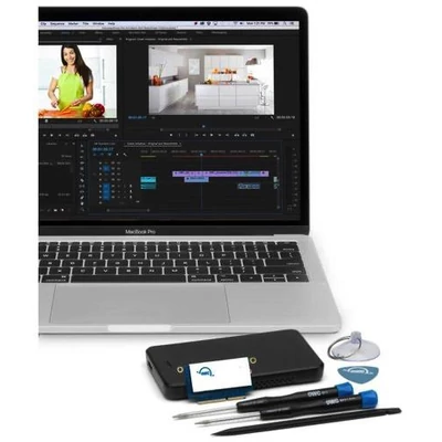 1.0TB (960GB  after OP) Aura Pro NT for 2016-2017 TB3 non-Touchbar MBP Enduser Retail Kit : Drive and Installation ToolKit + 1TB Transfer HD