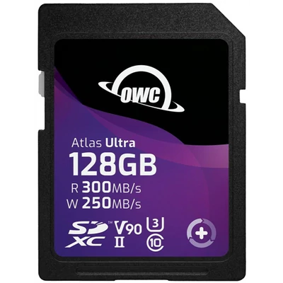 128GB OWC Atlas S Ultra SDXC UHS-II V90 Media Card