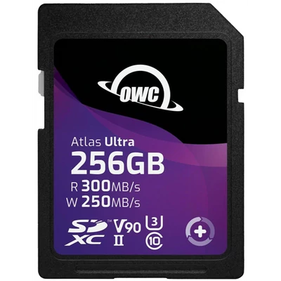 256GB OWC Atlas S Ultra SDXC UHS-II V90 Media Card