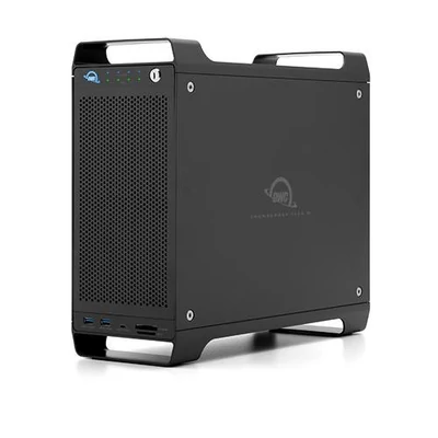 0TB OWC ThunderBay Flex, flexible 8-bay Storage/Dock/PCIe Enclosure with 2x TB3 Ports Featuring SoftRAID XT.