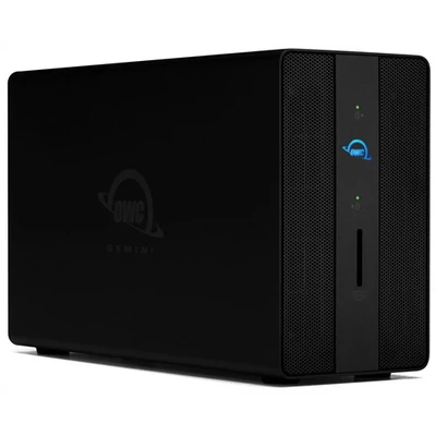 12TB 7200RPM (6TB x 2) Dual drive Thunderbolt 3 Hardware RAID Storage and Docking Enclosure with 3.5-inch SATA HDD