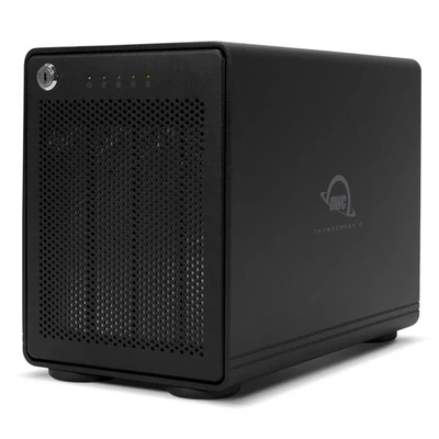 0TB OWC ThunderBay 4 RAID Ready 4-Bay External Storage Enclosure with 2 x TB3 Ports. 4-Bay RAID without  Softraid!!