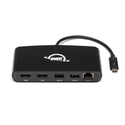 OWC 5 Port Thunderbolt 3 min-Dock 2 x HDMI, features 2 x HDMI 4K60