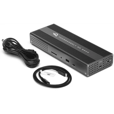 OWC 11-PortThunderbolt 4 Go Dock for Mac & Windows, 2.5GB Network!, built-in power supply