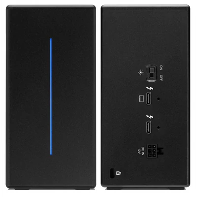 96.0TB ThunderBlade X12, Thunderbolt 5 (80Gb/s) NVMe RAID SSD External Storage Solution with SoftRAID 